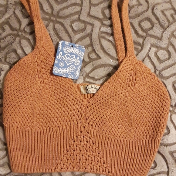 Free People crochet cropped top bralette - Picture 8 of 9